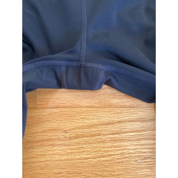 EUC Athleta High Rise Precision 7/8 Tight Leggings Black Mesh Cut Out L - Picture 9 of 13